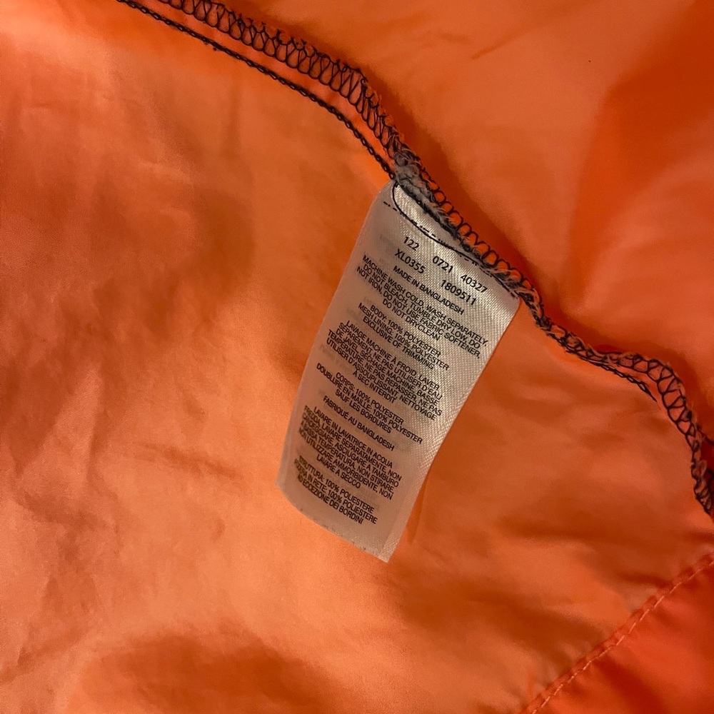 Columbia Dark Blue and Coral windbreaker Woman’s size S used - Picture 7 of 14